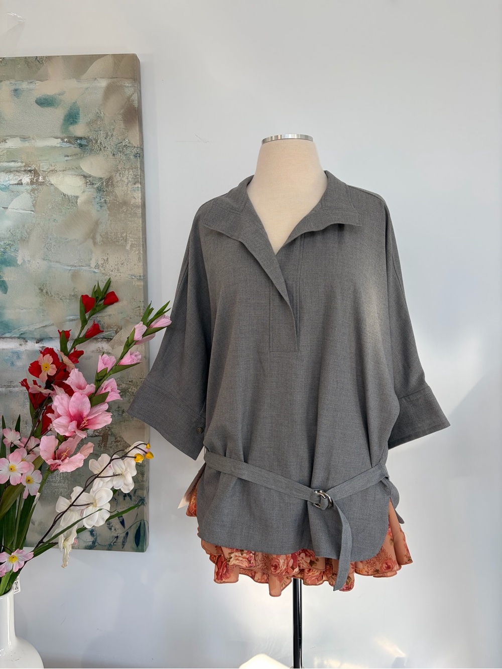 CH Carolina Herrera V-Neck blouse